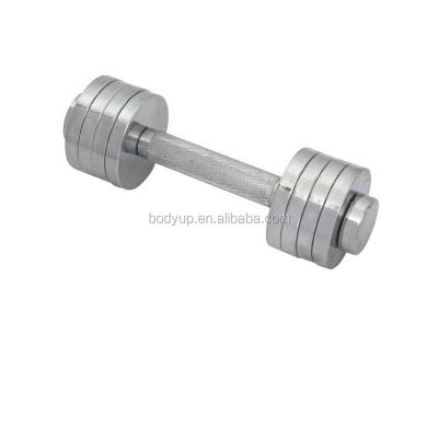 China High Quality Steel Home Use Adjustable Dumbbell Set Chromed, 5KG Chromed Dumbbell for sale