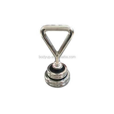 China cast iron & High Quality Chromed Steel Adjustable Kettlebell for sale