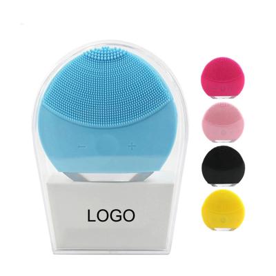 China All Peels Mini Rechargeable Face Cleanser Custom Electric Facial Cleansing Brush 2021 for sale