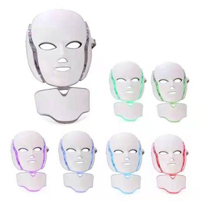 China Skin Tightening 7 Colors LED Facial Masks Photon Light Therapy Led Face Mask Beauty Led Mask for sale