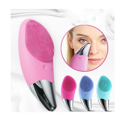 China Muti Acne Treatment Use Sonic Brush Silicone Face Brush Deep Cleansing Facial Brush for sale