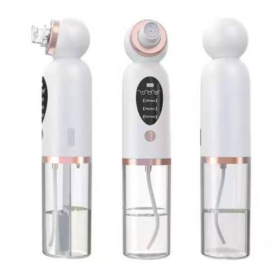 China Rechargeable Electric Acne Treatment Pore Cleaner Tool Small Bubble Suction Vacuum Blackhead Remover for sale