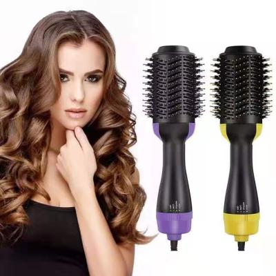 China 2021 Hot Selling Ionic And Hot Air Volumizer One Step Hair Dryer Hair Brush for sale