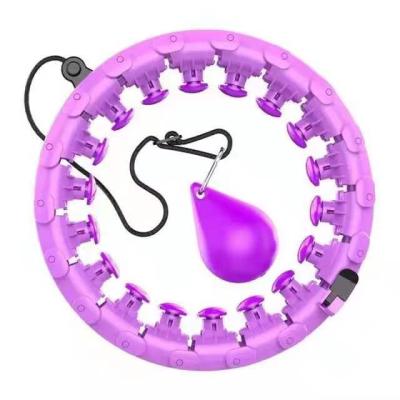 China 2021 Hot Selling Smart Exercise Slimming Polynesian Dance Detachable Smart Weight Ring Intelligent Hoola Hoops Fitness for sale