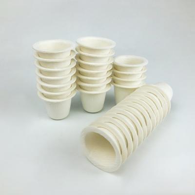 China Disposable Espresso Coffee Compostable Disposable Capsule Made Of Biodegradable Sugarcane Bagasse Paper Coffee Capsule for sale