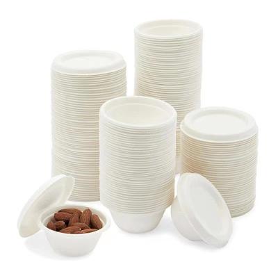 China Customized Water And Oil Proof Biodegradable Compostable Food Containers Bagasse Paper Bowl for sale