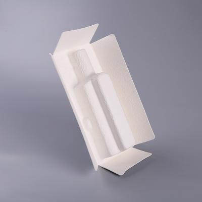 China Disposable Biodegradable Pulp Tray Insert Recycled Box Wine Inner Packaging Made From Recycled Paper for sale