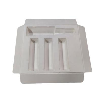 China Recyclable Sunscreen Cardboard Cosmetic Packaging Lipstick Cosmetic Paper Box Packaging Cosmetic Tray for sale