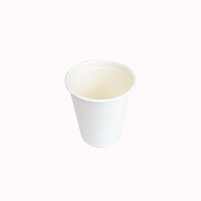 China Hot Sale 8oz Disposable Sugarcane Bagasse Cup Plant Fiber Paper Milk Tea Cup Compostable Disposable Biodegradable For Food for sale