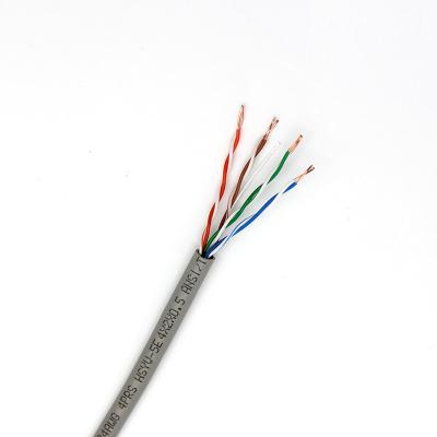 Chine le HDPE de Lan Cable d'Ethernet de CAT 5E d'UTP de 4 noyaux des paires 8/CAT 5E de ftp a isolé le câble de réseau à vendre