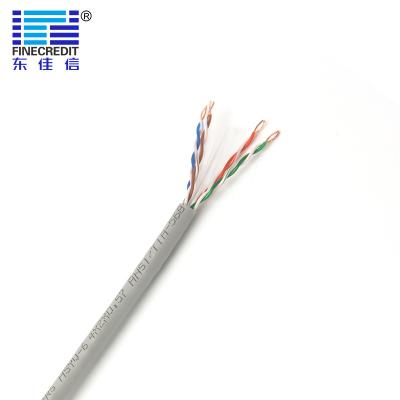 중국 실내 1000 Ft 이더네트 케이블, UTP 대량 23awg Cat6 케이블 판매용