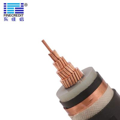 China Kern Xlpe-Kabel-Kupfer-Leiter der Mittelspannungs-YJV22 8.7/15kV 3 zu verkaufen