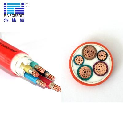 China Feuern multi Kerne 3×25+1×16MM2 bewertetes Daten-Kabel, Feuerschutz-Kabel LSZH 600/1000V ab zu verkaufen