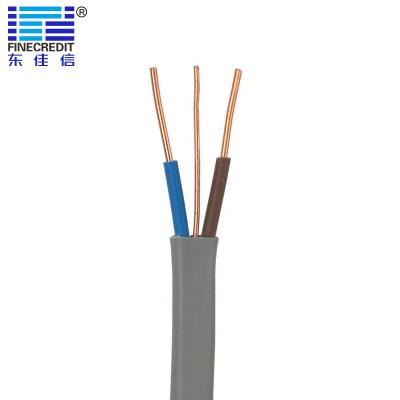 China Flame Retardant EN 60228 Flat Electrical Cable 6242y 1.5mm2 2.5m2 for sale