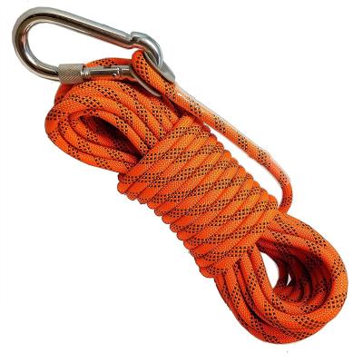 China Strong Toughness Professional Manufacture 10 Mm Polyester Braided Indoor Climbing Rope for sale