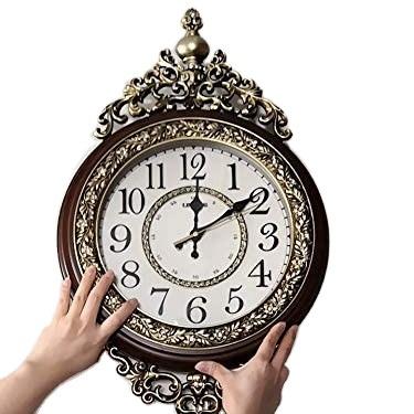 China Traditional Antique Style Large Rustic Style Mirror Azan Pendulum Movement Handmade Silent Designed Wall Clocks Reloj De Pared Retro for sale