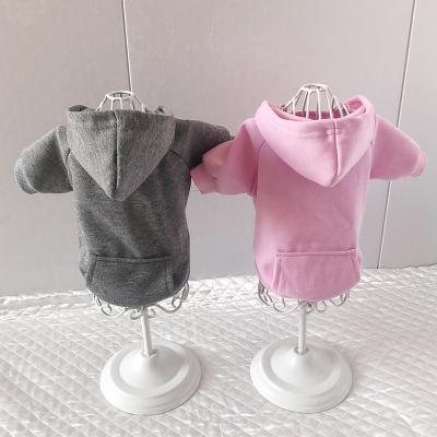 China Sustainable Wholesale Custom Soft Fleece Pet Clothes Blank Dog Apparel Hoodie for sale