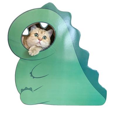 China Lovely Viable Hot Selling Dinosaur Cat Scratcher Cat Interactive Toy for sale