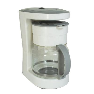 China 1.2518-10 Cup Economical Electric Kepp Low Price Plastic Electric Plastic Hot American Style 1.2518-10 Cup High Temperature Glass Pot Anti Drip Coffee Maker for sale