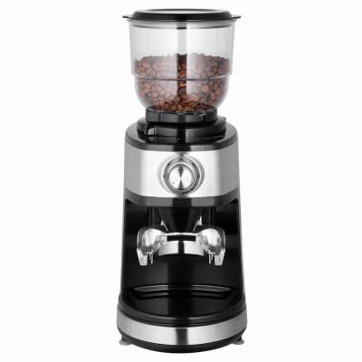 China New Large Tank Hotel 2022 Automatic Hopper Professional Automatic Fine Thickness Conical Burr Ground Coffee Bean Grinder Adjustable Control for sale