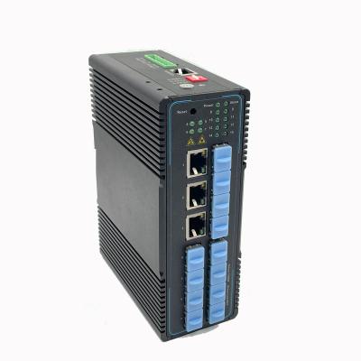 China LACP Unmanaged industrial switches  12 * 1000BASE-X  3 * 10/100/1000Base-T Ethernet Ports for sale