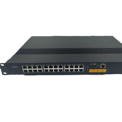 China LACP Managed industrial switches Layer 3  Downlink 24 * 10/100/1000Base-T Ethernet Ports  Uplink 4 * 10GBASE-X SFP+ for sale