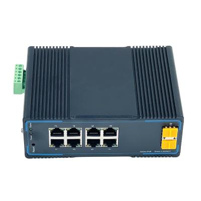 China LACP Managed industrial switches Layer 3 Downlink 8 * 2.5GBase-T Ethernet Ports Supporting POE  Uplink 2 * 10GBase-X SFP+ for sale