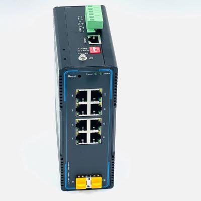 China LACP Managed industrial switches Layer 2+  Downlink 8 * 2.5GBase-T Ethernet Ports Supporting POE Uplink 2 * 10GBase-X SFP+ for sale