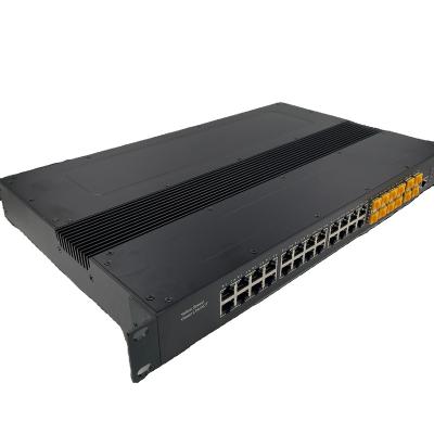 China LACP Managed industrial switches Layer 2+  16 * 10/100/1000Base-T Ethernet Ports  8 * 1G Combo Ports  Uplink 4 * 10GBase-X SFP+ for sale