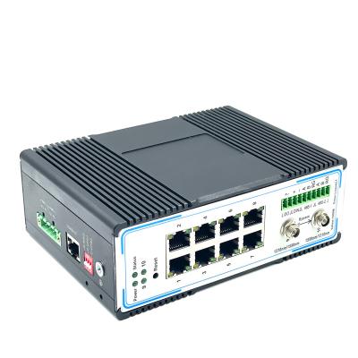 China LACP 8 * 10/100/1000Base-T Ethernet Ports  2*RS485 /2*RS232    1*DIN 1*DOUT     2 * 1000BASE-X 1*9 on board SC\FC\ST Optical module for sale