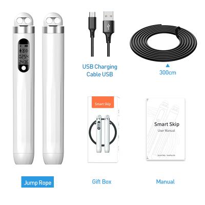 China JCSkip Led Display Digital Weight Calorie Time Setting Heavy Speed ​​Jump Rope Cordless Jump Rope With Counter for sale