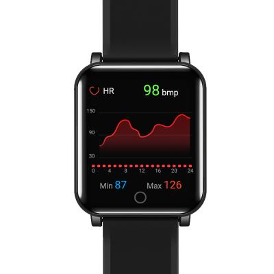 China Touch Screen Heart 1963YH Rate Blood Oxygen Alarm Sport Smartwatch J Style Phone For Android IOS Temperature Smart Watch for sale