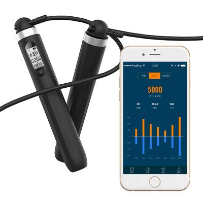 China JCSkip Bluetooth Smart PVC J Style Jump Rope + Steel Jump Rope for sale