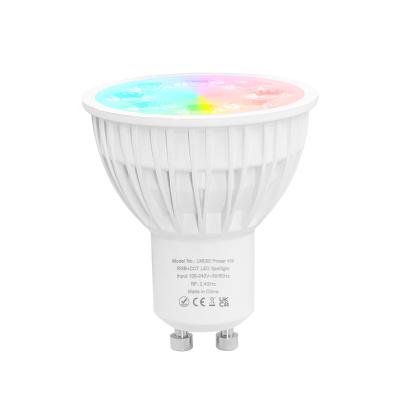 China Modern 2.4g Wireless Led Zigbee GU10 Light Smart Bulbs , RGB Color Changing LED Bulb for sale