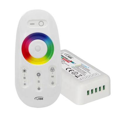 China ABS Full Color RGB Change Led Controller DC12V 24V 120LED/m RGB LED Strip RF Receiver / Dimmer for sale