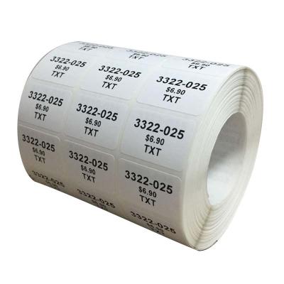 China Wholesale Barcode Printed 4 X 2 Cm Label Sticker For Mobile Phone Accessories for sale