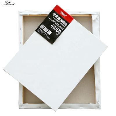 China Inkjet Printing Wholesale 16x20 Stretched Canvas / Blank Stretched Canvas For Artist Cotton Canvas Rolls for sale