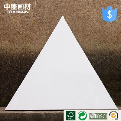 China Inkjet Printing Canvas Stretcher Blank Painting Wholesale Triangle Stretched Canvas For Flower Painting for sale