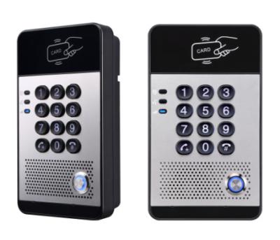 China Phone 2 line SUP POE network DTMF digital doorphone SUP with remote lock RFID password for sale