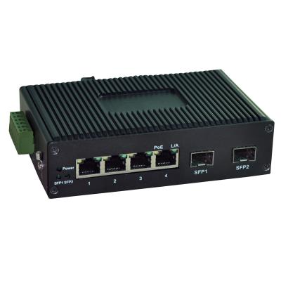 China Second Complies with IEEE 802.3af / IEEE 802.3 5 Port Industrial PoE Switch for sale