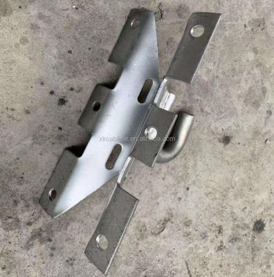 China Usually leave two strips of one meter each per parenthesis. hot dip galvanized steel catvscope wall anchor hook bracket for line cable hardware made in china factory offer for sale