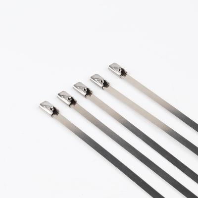 China Low friction to ensure reduce stresses. Factory Direct Sale Professional Stainless Steel SS 304 Metal Traceable Cable Tie for sale