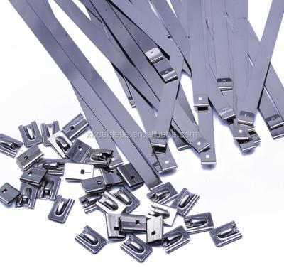 China Low friction to ensure reduce stresses. Low Smoke Halogenfree Material OEM Ball Lock UV Resistant Type Stainless Steel Cable Tie for sale