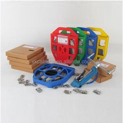 China Machine Packing Stainless Steel Strapping Band For Cable Telecomm Transmission Poles for sale