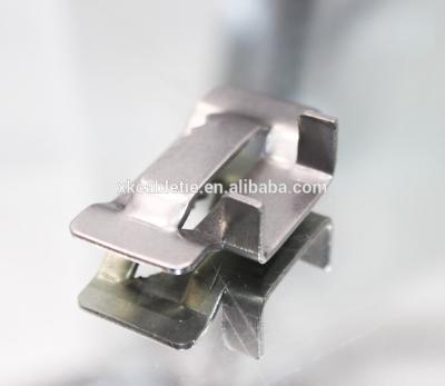 China Chinese Manufacturer Stainless Steel Banding Buckle Ear-lock Band Buckle Packing Machine 1/2 for sale