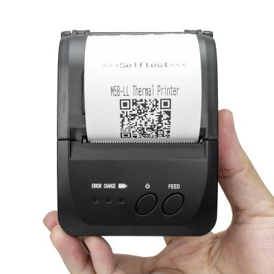 China Black 58mm Portable Mini Thermal Receipt Printer for Retail Industry with Factory for sale