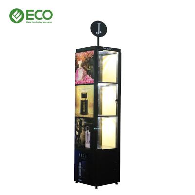 China Factory Direct Floor Standing Metal Display Rack Holder Perfume Display Stand Customized for sale