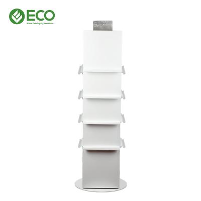 China Corrugated Cardboard High Quality Quartz Sample Metal Display Stand Holder Ceramic Tile Stone Display Stand for sale