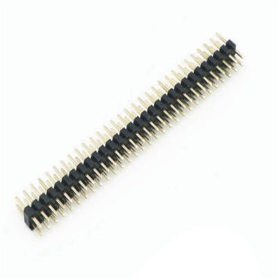 China PCB Board Panel 2.54mm Pitch Row SMT 40 Male Connector Single Pin Header for sale