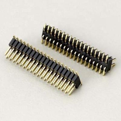 China 1.27mm pitch pin copper header for sale